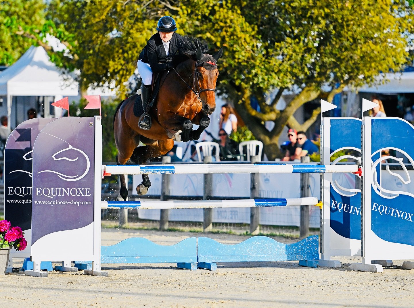 Ivette Manciaise en concours au CSI de Nîmes